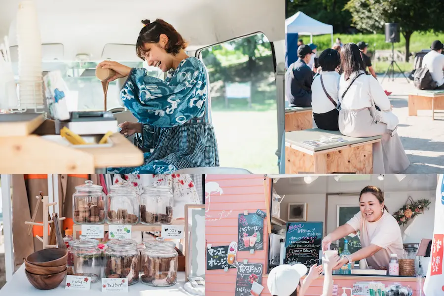 マルシェの風景